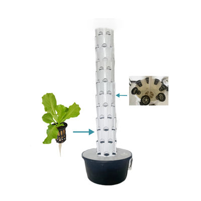 Torri aeroponici Sistema idroponico verticale Balcone Coltivazione vegetale senza suolo