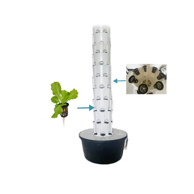 Sistema di coltivazione idroponica Torre per verdure Fragole Balcone Coltivazione senza terreno