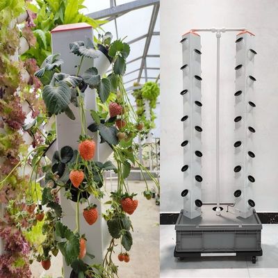 Sistema di piantagione idroponica a colonna verticale perfetta torre di coltivazione aeroponica
