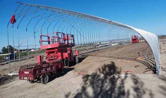 Serra solare Serra di plastica per la coltivazione di ortaggi Acciaio galvanizzato