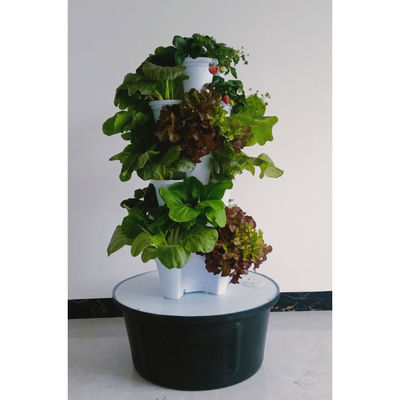 Plastico Modern Outdoor Tower Plant Pots Plastico Flower Pots Stackable