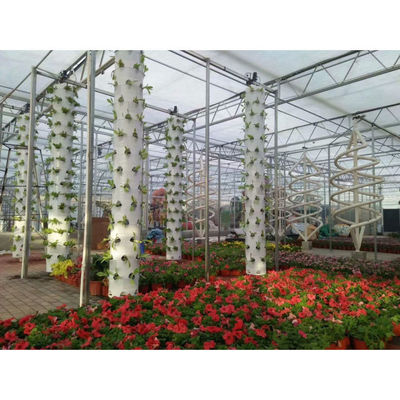 Prezzo all'ingrosso di fabbrica sistema di coltivazione idroponica torre con luce a LED sistema di aeroponica giardino