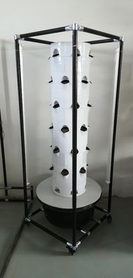 Sistema di coltivazione idroponica verticale per verdure e fragole con scaffale