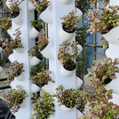 2023 Vendita calda vaso di plastica giardino idroponico verticale muro artificiale vaso giardino verticale 112+ piante idroponica verticale