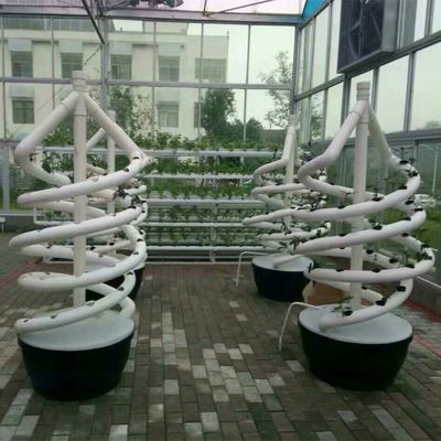 Piante Sistema idroponico a doppia elica idroponico rotante di coltivazione a spirale NFT